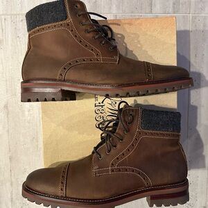 Johnston and Murphy Karines Men's Brown Leather Boots